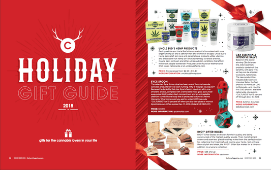 Eyce Spoon Featured in Culture Magazine's 2018 Gift Guide