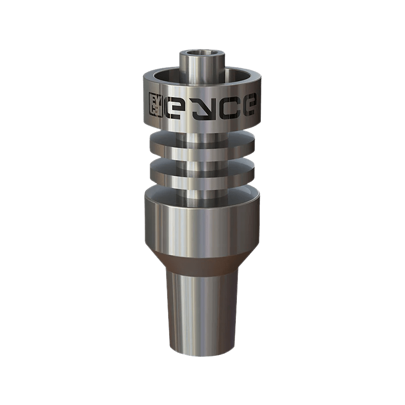 Silicone dab rig with titanium nail