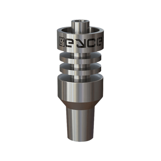 Silicone dab rig with titanium nail