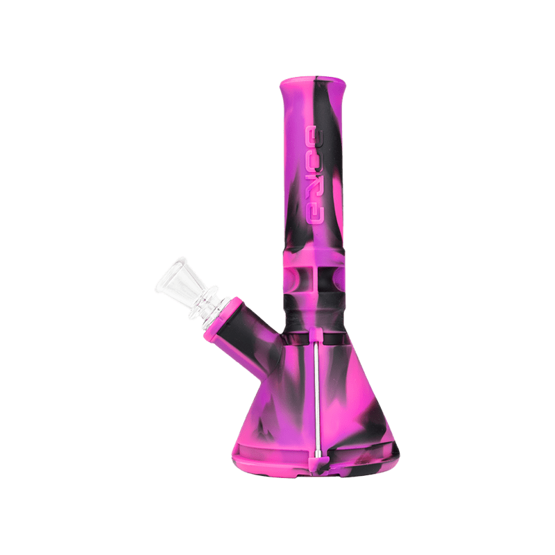 Silicone Dab Rig with Quartz Banger: Eyce Sidecar - Bangin Pink - Silicone  Bong
