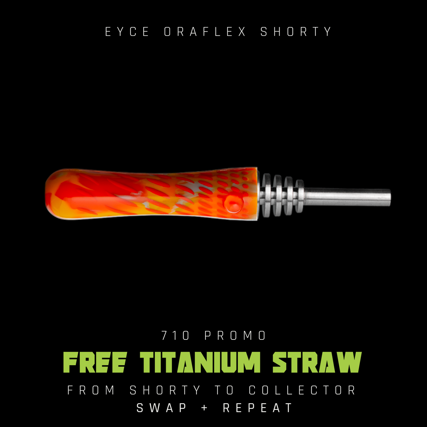 Eyce Oraflex Shorty + Titanium Straw Bundle